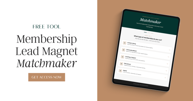 Membership Lead Magnet Matchmaker Featured Image